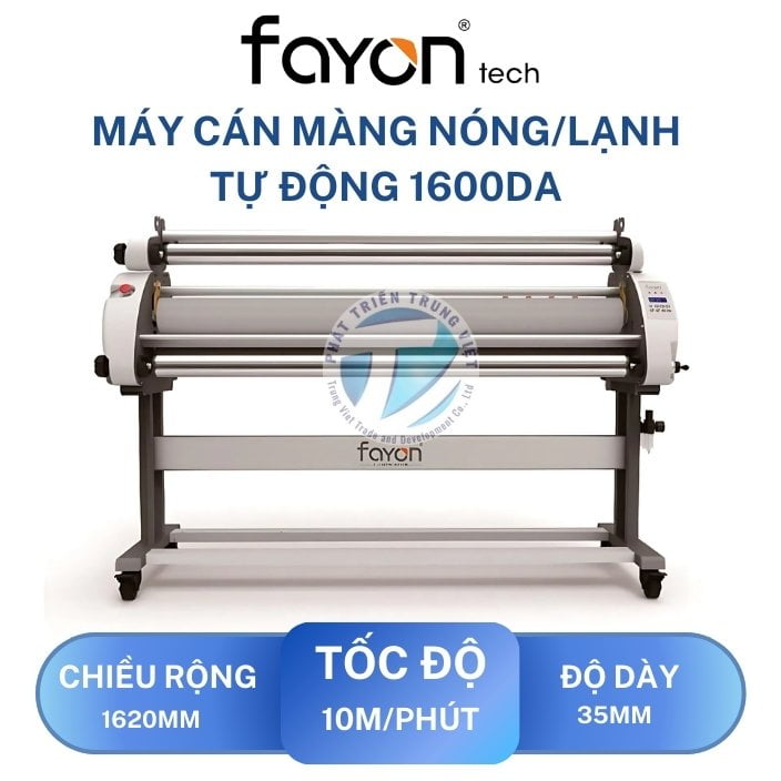 Máy cán màng nóng/lạnh tự động Fayon 1600DA&nbsp;